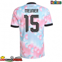 Camisa de Futebol Bélgica Thomas Meunier #15 Equipamento Secundário Mundo 2026 Manga Curta